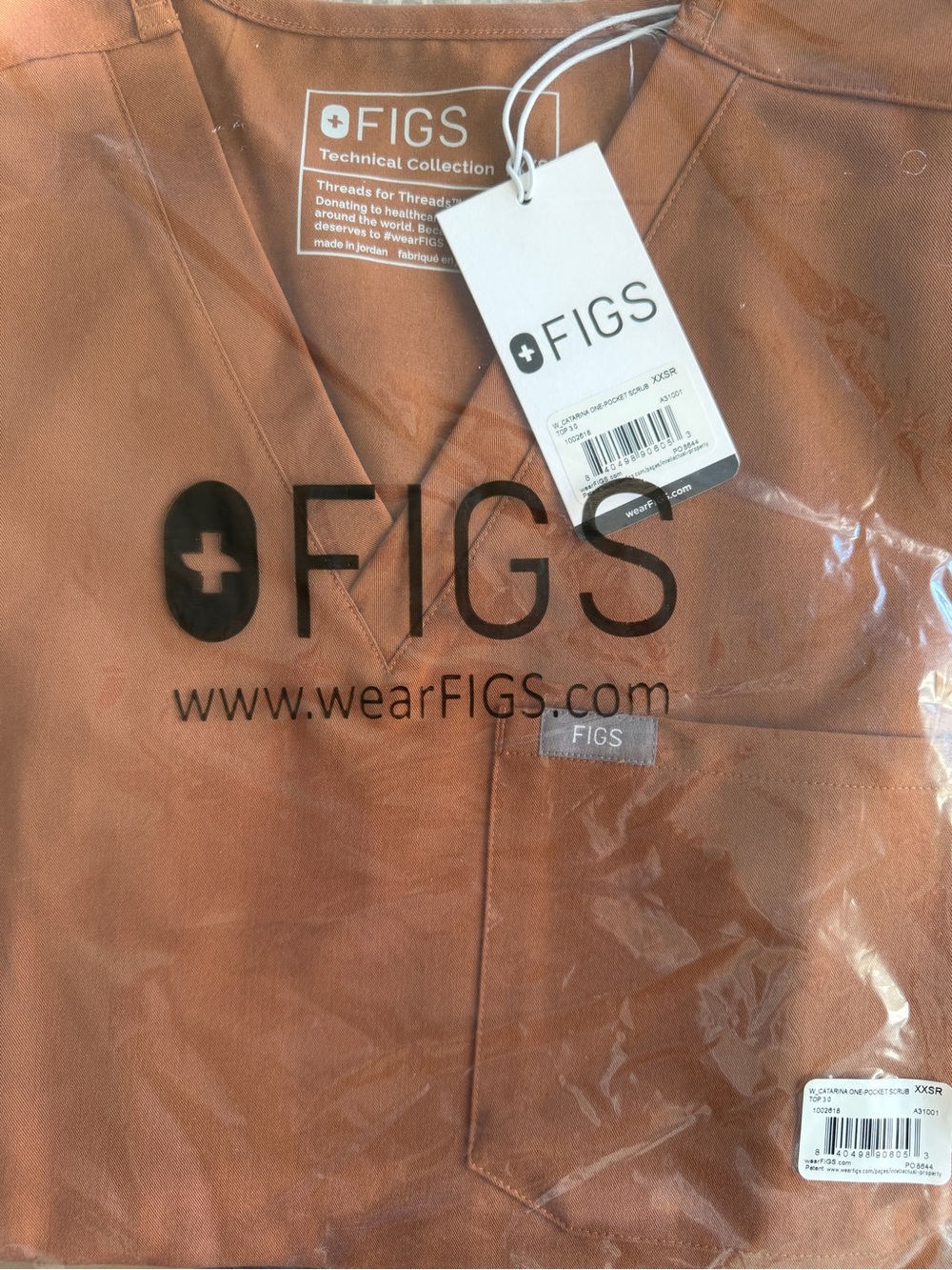 Figs scrub top XXS
